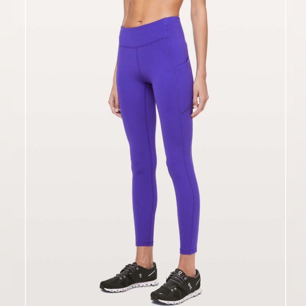 Lululemon Speed Up Tight Women's Size 4 Leggings Running Yoga Mid Rise Lazurite